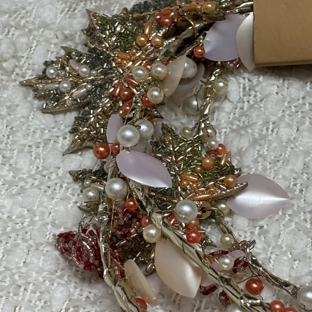 Cupcakes & Cashmere Jeweled and Beaded Fall Garland